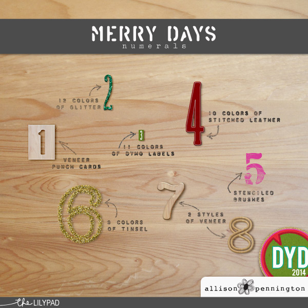 Merry Days: Numerals