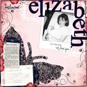 * welcome Elizabeth *