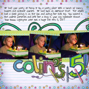 Colin's 5!