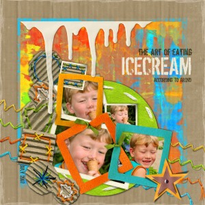 Art of eating Icecream
