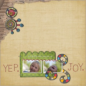 Yep. Joy.
