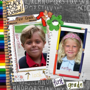 First Grade - First Day Back