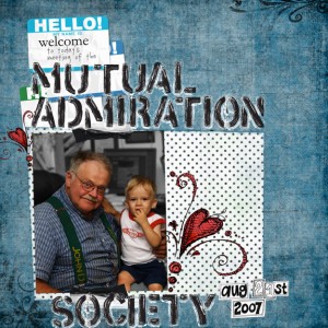 * mutual admiration society *