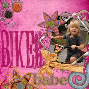 Biker babe