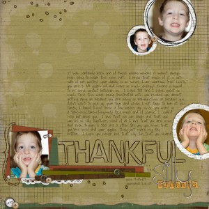 thankful for the silly moments