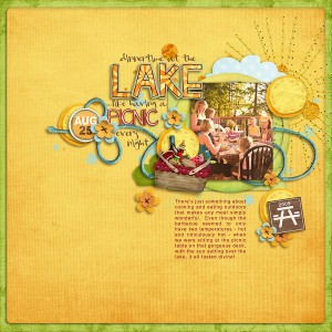 dinnertime at the lake...