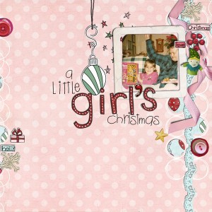 a little girl's christmas