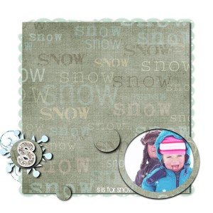 S is for Snow