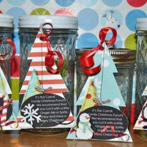Hybrid Christmas Tags