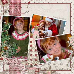 Abigail & Santa 2009