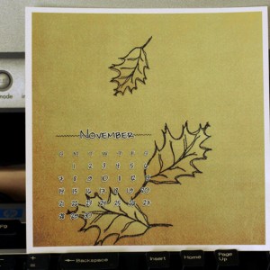 ~ calendar - Nov ~