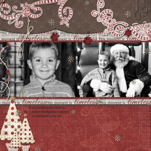 Caleb and Santa