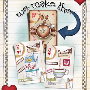 Kate's Aug altered cards Blog challenge