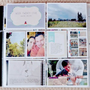 Project Life - Week 25 - Left Hand Side Close Up