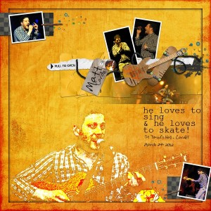 Matt in concert - rockin'!