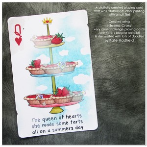 Queen of Hearts playing card