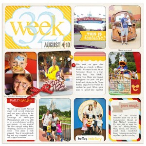 Project Life 2013 Week 32 (Left)