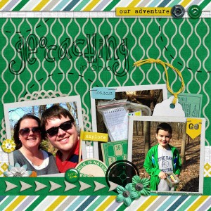 adventure: geocaching.