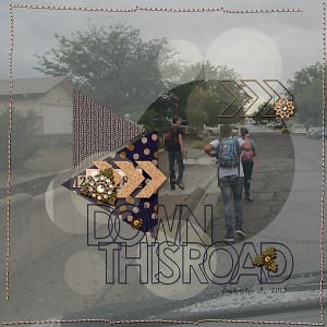 down this road