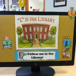 old monitor display