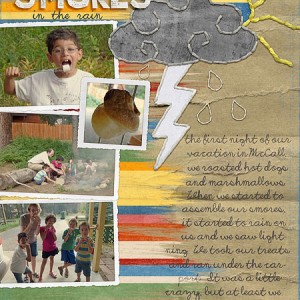 S'mores in the Rain