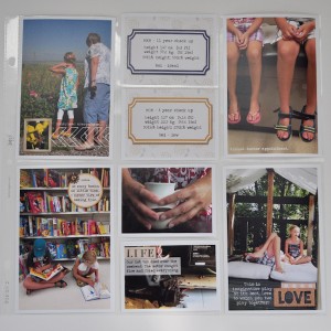 Project Life - Week 33 - Right Hand Side