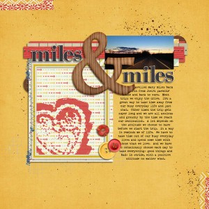 miles and miles.