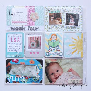 2013 Project Life Week 4 - left