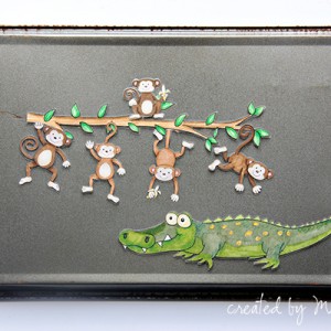Preschool Activity -- Five Little Monkeys