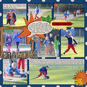 1st Baseball Practice