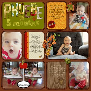Phoebe at Five Months