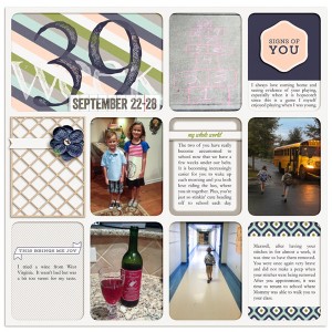 Project Life 2013 Week 39 (Left)