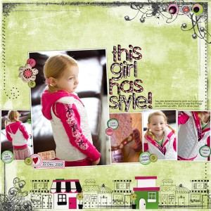 this girl has style