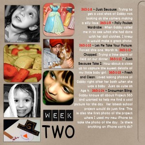 P365 - Week Two
