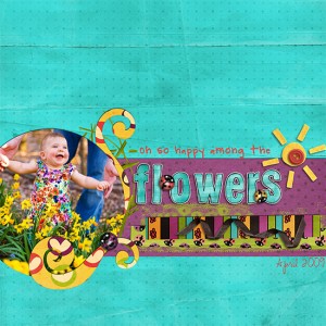 Among the flowers