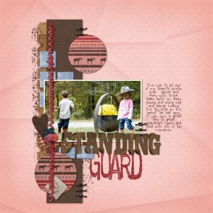 standing guard