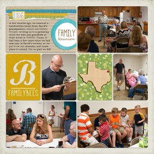 2013 Project Life | Texas Family Reunion (left)