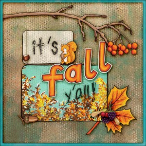 Fall- Blending Mode tut example