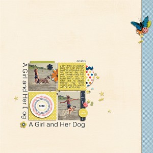 A Girl and Her Dog