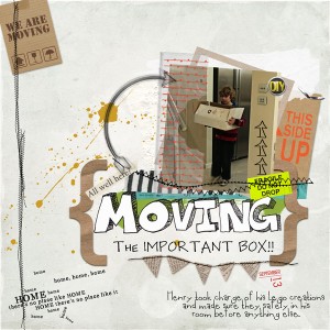 Moving the Lego box