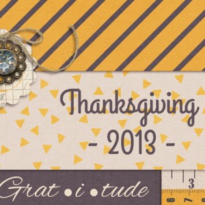 Gratitude Journal Mini Album Cover