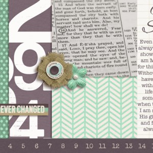 Gratitude Journal Mini Album Page 1