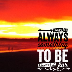 be grateful