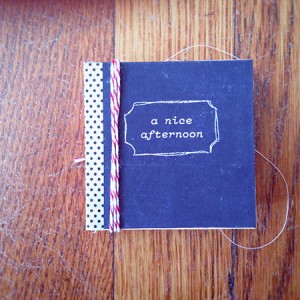 a nice afternoon {mini album} - cover