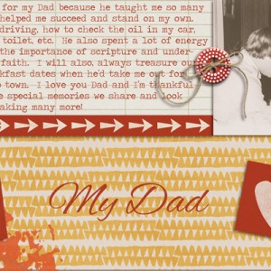Gratitude Journal Mini Album Page 5