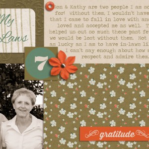 Gratitude Journal Mini Album Page 7