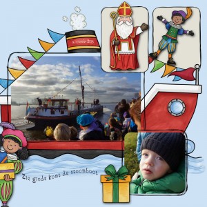 Sinterklaas arrived in the Netherlands