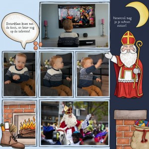 Sinterklaas arrived in the Netherlands