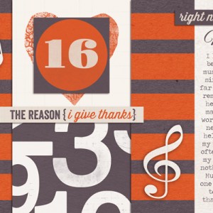 Gratitude Journal Mini Album Page 16