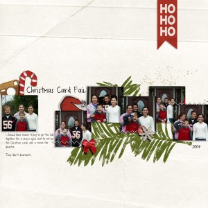 Christmas Card Fail